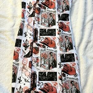 Graphic Print Dress with Western Theme